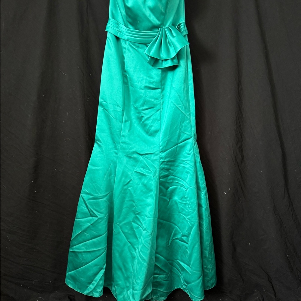 Allure Bridals Teal Maxi Dress